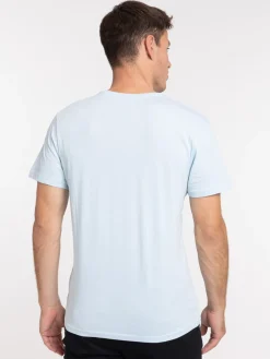 T-shirt slim fit coloris givré homme