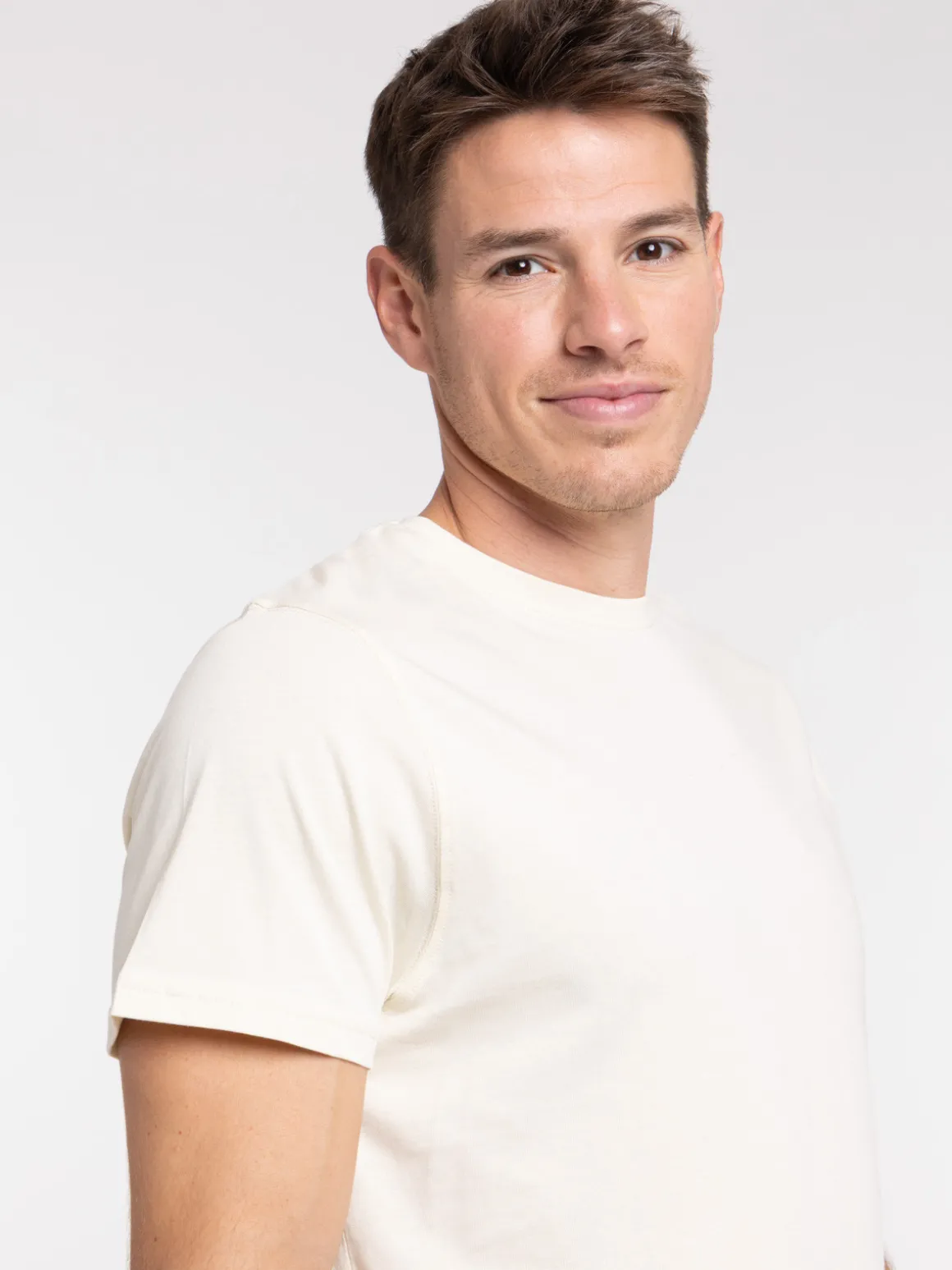 T-shirt slim fit coloris royal homme