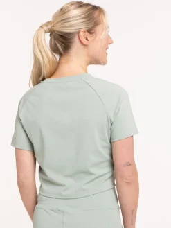 T-shirt sport coloris jade femme