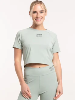 T-shirt sport coloris jade femme
