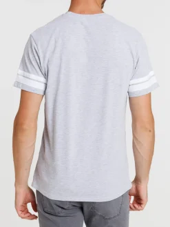 T-shirt sporty winner gris chiné homme