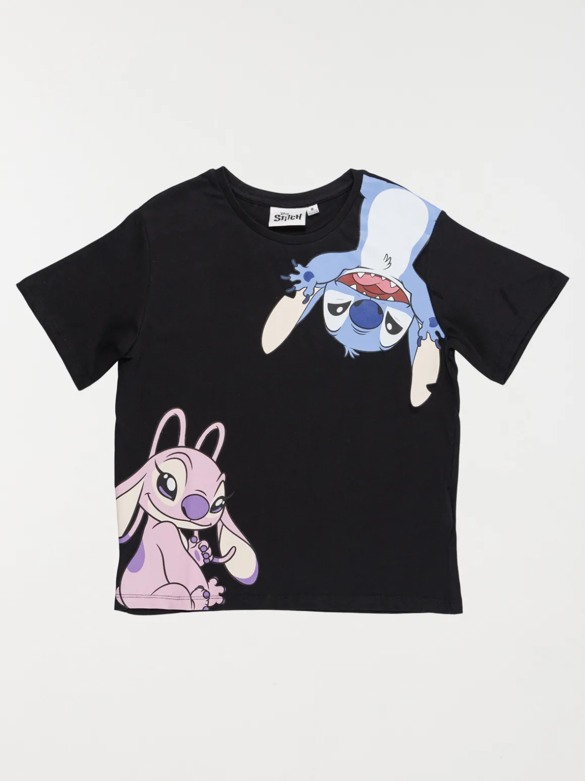 T-shirt Stitch et Angel fille (XXS-M)