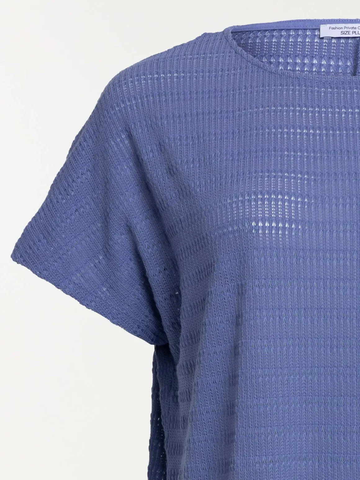 T-shirt sunset blue grande taille femme