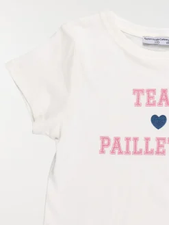T-shirt team paillette fille (3-12A)