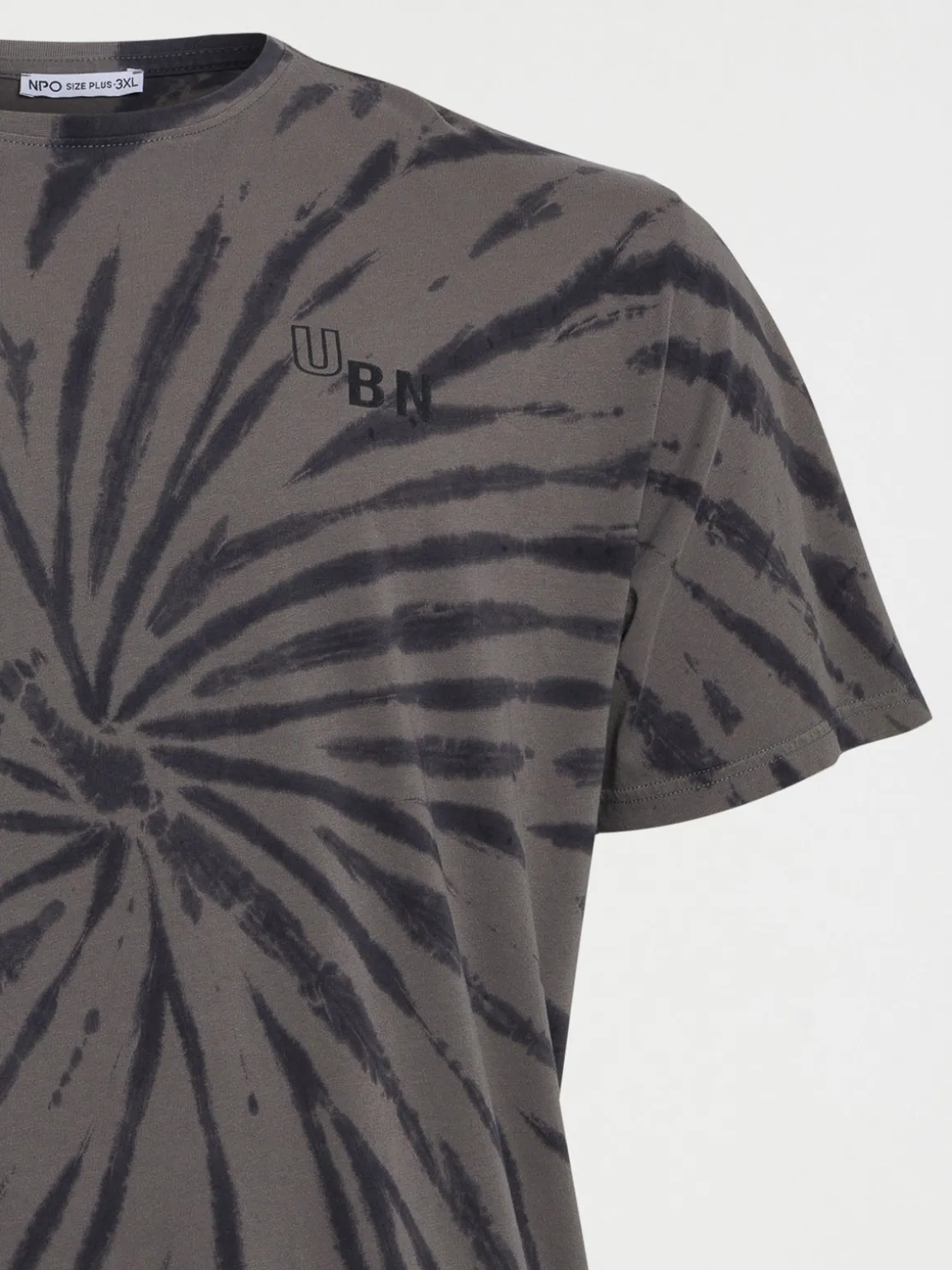 T-shirt tie and dye grande taille homme