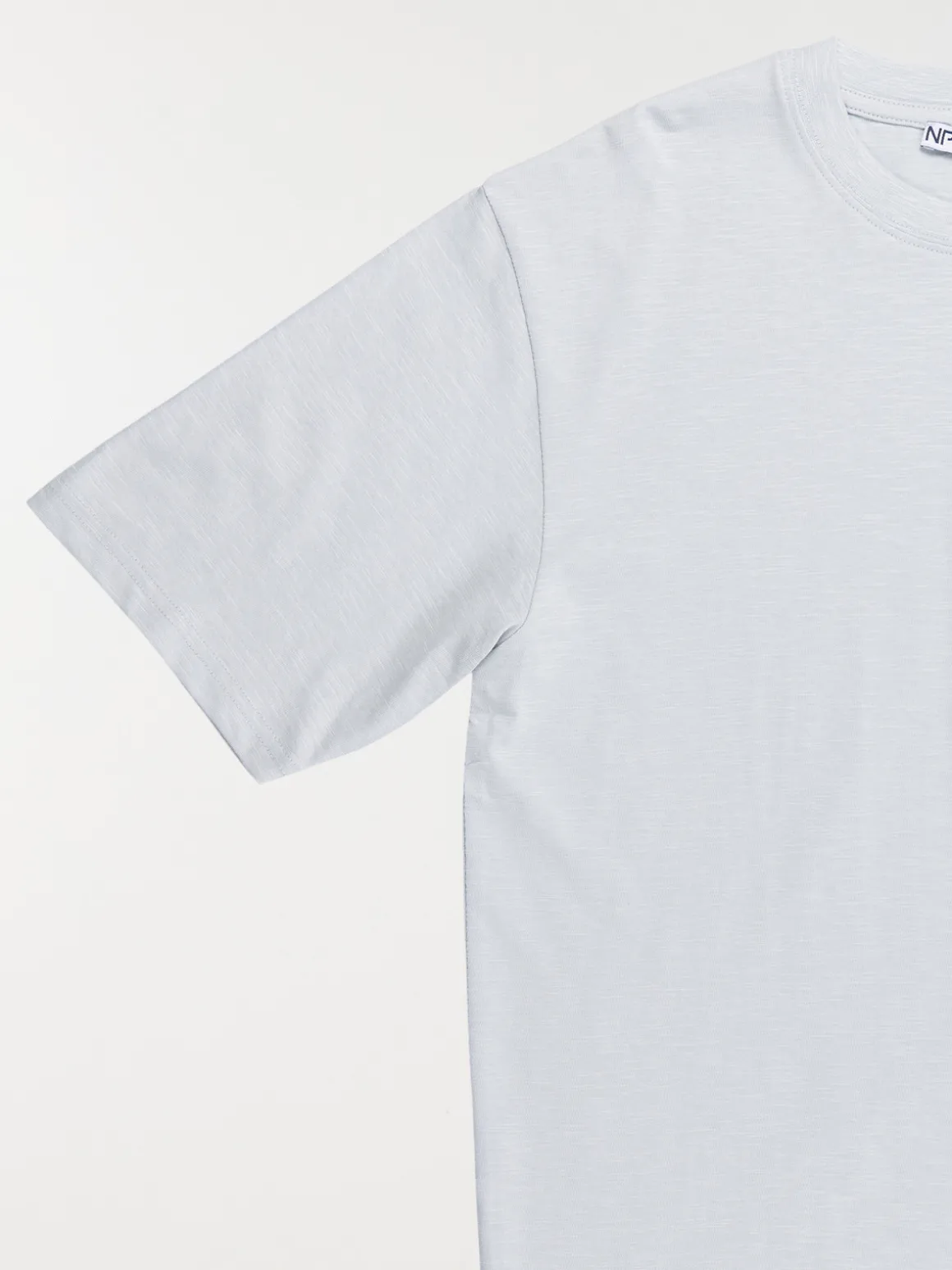 T-shirt uni bleu niagara garçon (XXS-M)