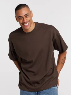 T-shirt uni col rond homme