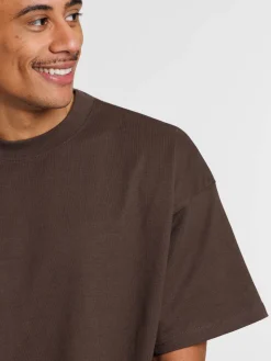 T-shirt uni col rond homme