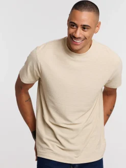 T-shirt uni col rond homme