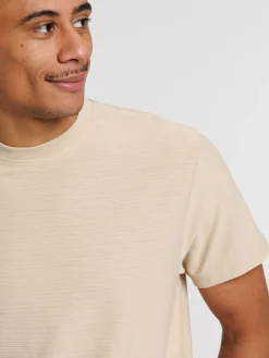 T-shirt uni col rond homme