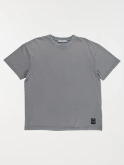 T-shirt uni gris orage garçon (XXS-M)