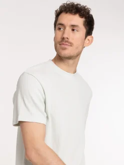 T-shirt uni silver light homme