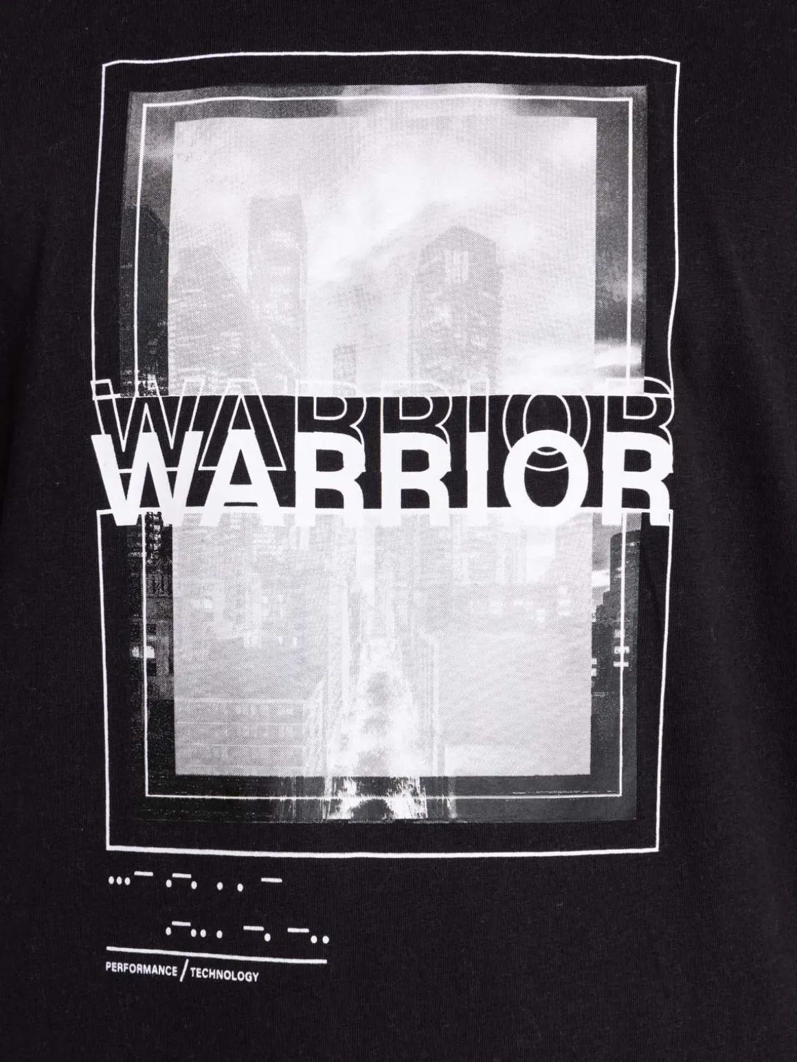 T-shirt urban warrior noir homme