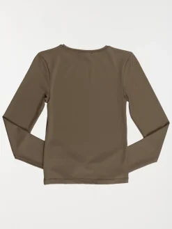 T-shirt vert fougère fille (XXS-M)