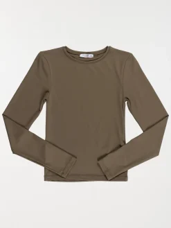 T-shirt vert fougère fille (XXS-M)