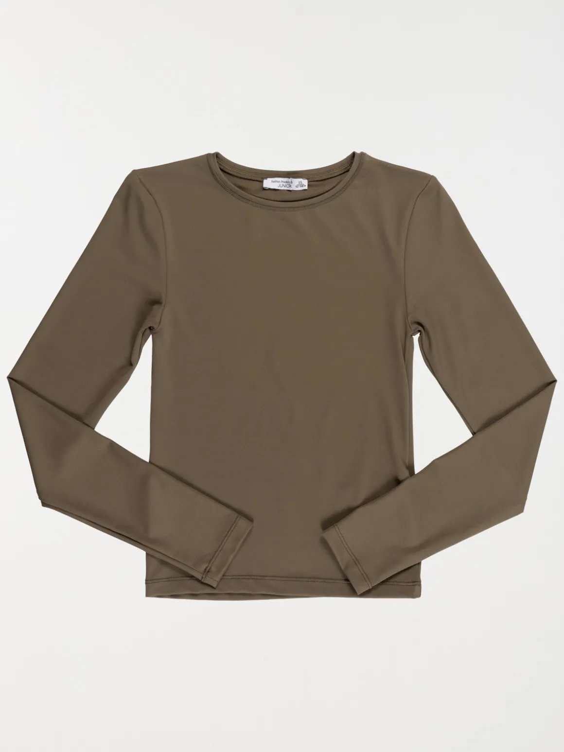 T-shirt vert fougère fille (XXS-M)