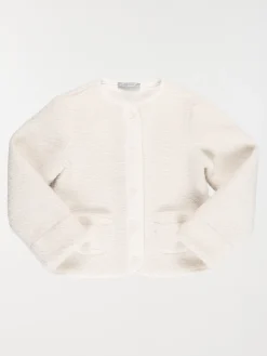 Veste boutonnée sherpa fille (3-12A)
