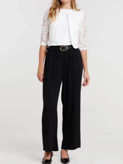 Veste courtes manches dentelles femme