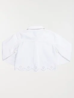 Veste écru brodée fille (3-12A)
