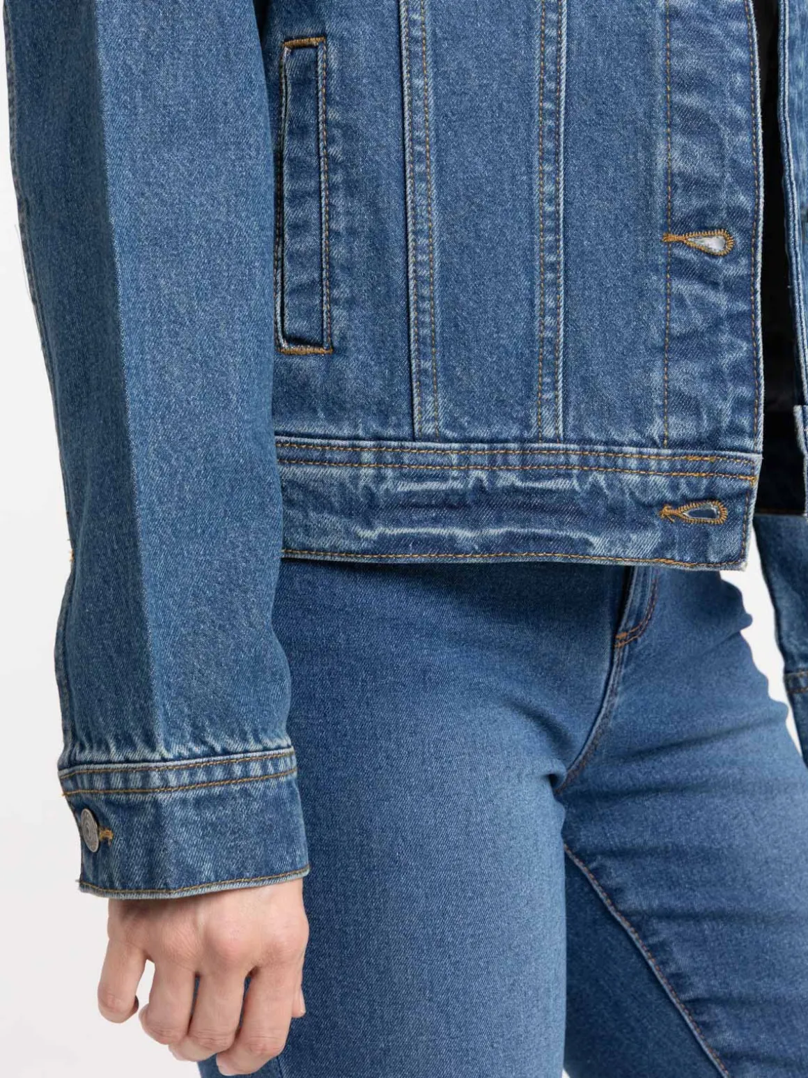 Veste en jean stone femme