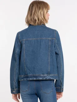 Veste en jean stone femme