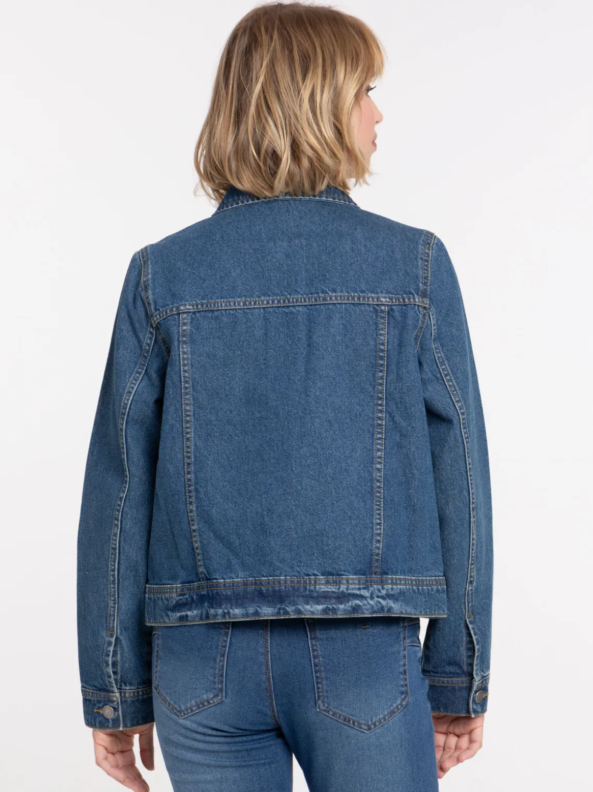 Veste en jean stone femme