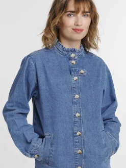 Veste jean femme double stone