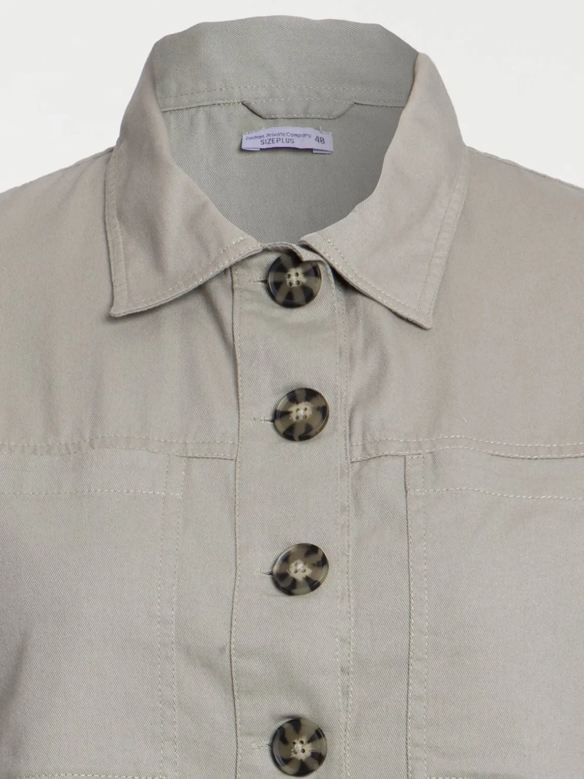 Veste sauge grande taille femme