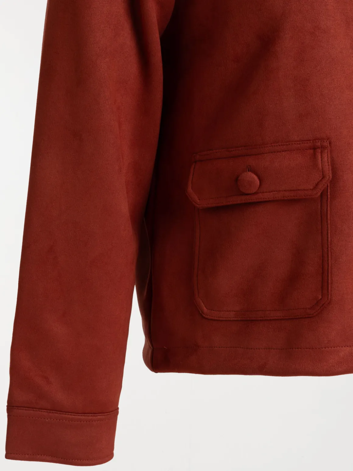 Veste suédine grande taille femme